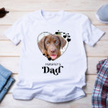 Camiseta Pai De Cão Personalizado Cão Cardíaco Lover Foto P<br><div class="desc">Pai de cães... Surpreenda seu Pai de Cachorro favorito neste Dia de os pais, Natal ou seu aniversário com esta super fofinha camiseta personalizada de fotos. Personalize esta camisa de pai de cachorro com as fotos favoritas do seu cachorro e o nome. Esta camisa de pai de cachorro é um...</div>