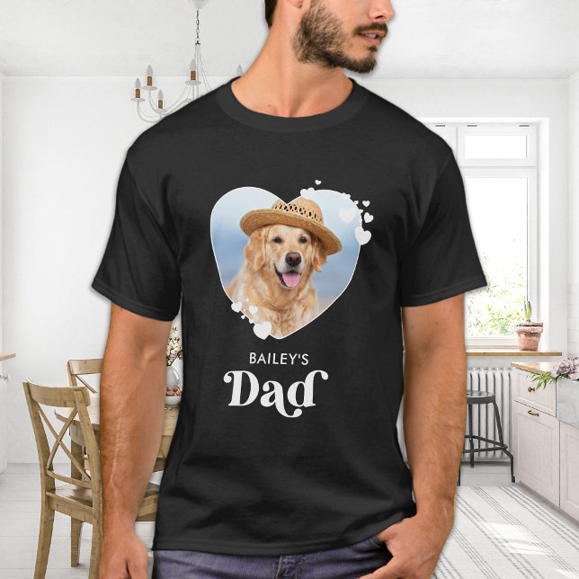 Camiseta Pai De Cão Personalizar Cão Por Lover Foto De Pet  (Criador carregado)