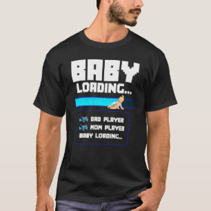 Camiseta Pai de carregamento de bebês Mamãe Jogadores de jo