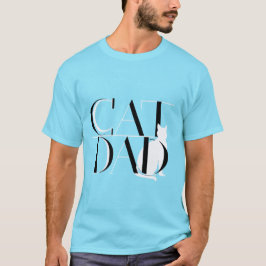 Camiseta Pai de Cat - Design moderna e minimalista para Org
