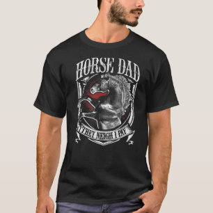Camiseta Pai De Cavalo De Mens Perto Eu Pago Cavalo Equestr