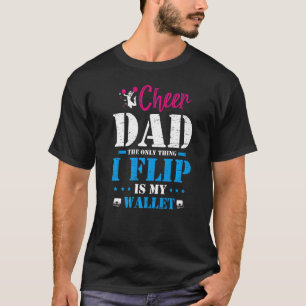 Camiseta Pai de Cheerhead Papa Pai Avô D do Pai