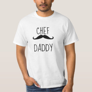 Camiseta Pai de chef com bigode