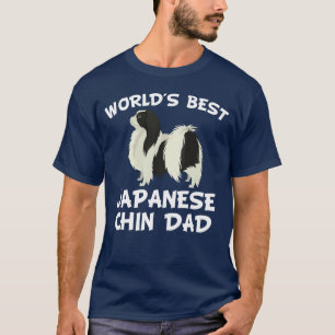 Camiseta Pai de Chin do japonês do mundo o melhor