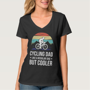 Camiseta Pai De Ciclismo Como Um Pai Regular Mas Ciclista M