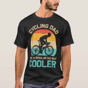Camiseta Pai De Ciclismo Como Um Pai Regular Mas Mais Engra