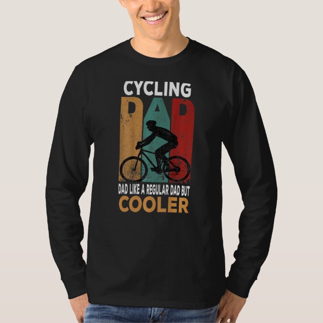 Camiseta Pai De Ciclo Como Um Pai Regular, Mas Premium Mais (Frente)