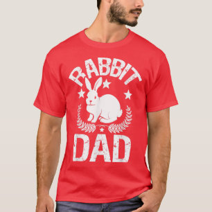 Camiseta Pai de coelho Zookeeper Bunny Amante de os animais