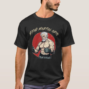 Camiseta Pai de combate de gaiolas MMA Velho
