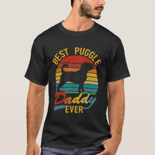 Camiseta Pai De Combinação Da Melhor Vintagem Da Retrora