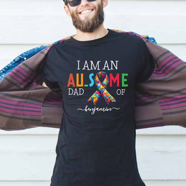 Camiseta Pai de Consciência Autismo (Criador carregado)
