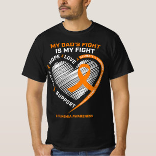 Camiseta Pai de Consciência Homens Mulheres Oferece Leucemi