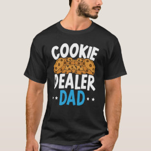 Camiseta Pai de Cookie Dealer Doce Dia de as mães de Desser