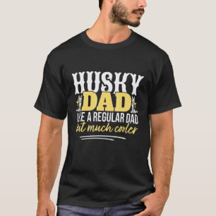 Camiseta Pai de corrida de trenó Husky Pai Husky Musher