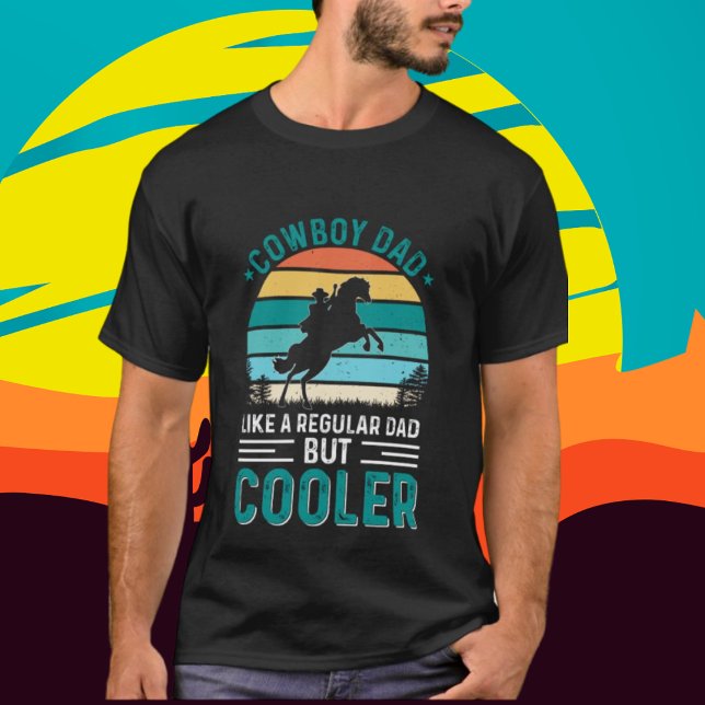 Camiseta Pai de cowboy legal (Criador carregado)