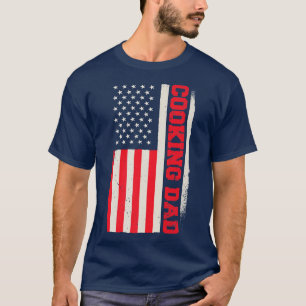 Camiseta Pai de cozinha Cozinhar da cozinha do Chef America