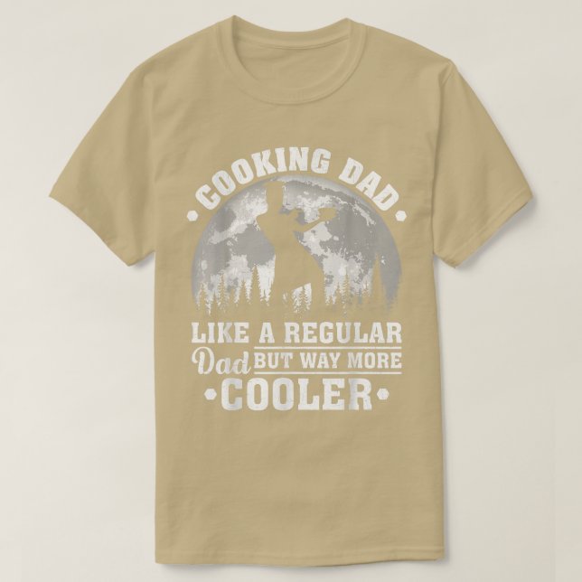 Camiseta Pai De Cozinhar De Menores Como Um Cozinhar Engraç (Frente do Design)