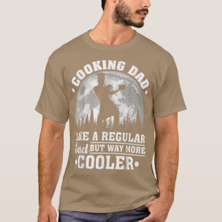 Camiseta Pai De Cozinhar De Menores Como Um Cozinhar Engraç