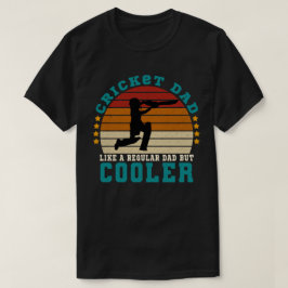 Camiseta Pai de críquete como um Pai normal, mas mais legal