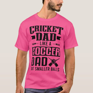 Camiseta Pai De Críquete Do Jogador De Críquete Como Um Cri