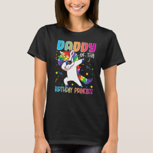 Camiseta Pai De Dabbing Do Unicórnio Da Princesa De Anivers
