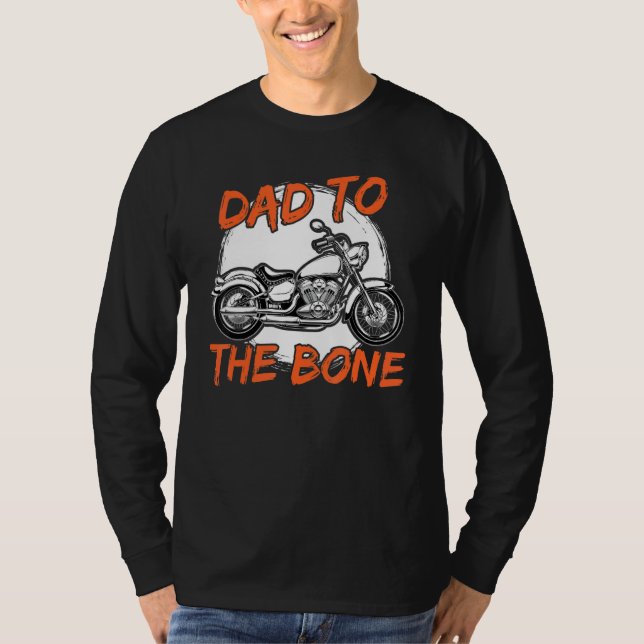 Camiseta Pai De Dança Como Um Pai Normal Apenas Como Funni  (Frente)