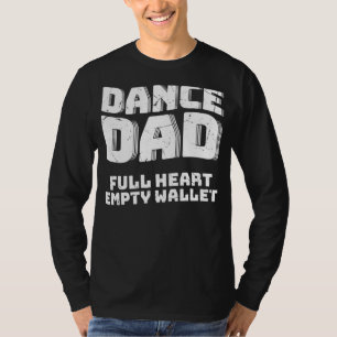Camiseta Pai de Dança de Dança de Estilo de Vintage Mens
