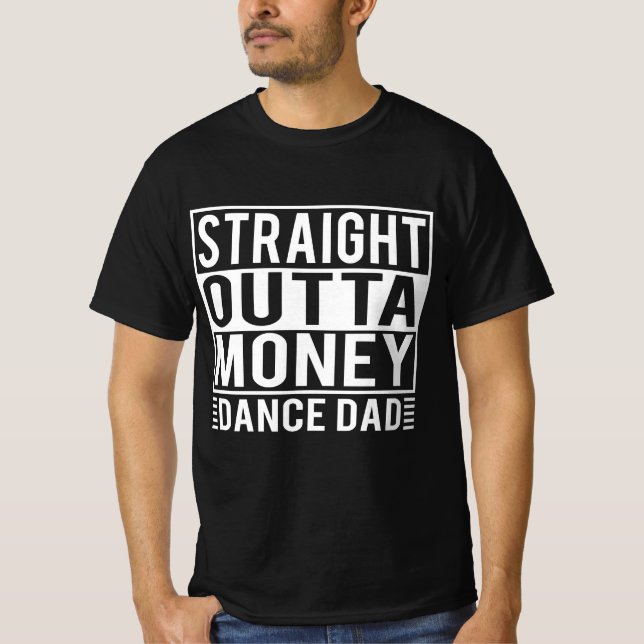 Camiseta Pai de dança engraçado (Frente)