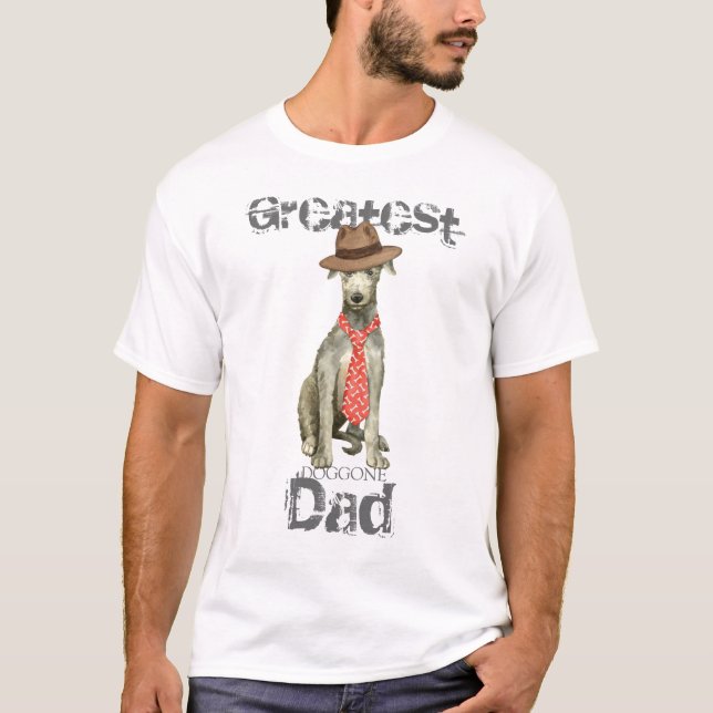 Camiseta Pai de Deerhound Escocês (Frente)