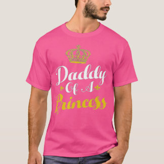 Camiseta Pai De Dia de os pais Engraçado Princesa Para Pai