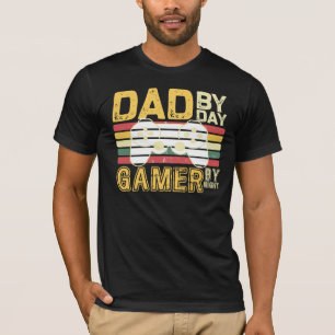 Camiseta Pai de Dia Gamer à Noite