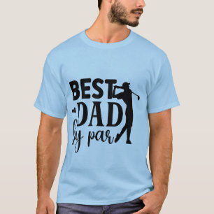 Camiseta Pai de diversão, golfe, arte de palavra