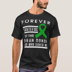 Camiseta pai de doador de órgão engraçado mãe doadora doado