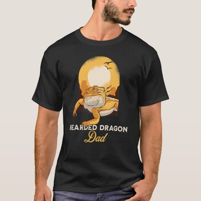 Camiseta Pai de Dragão - Réptil Lizard (Frente)