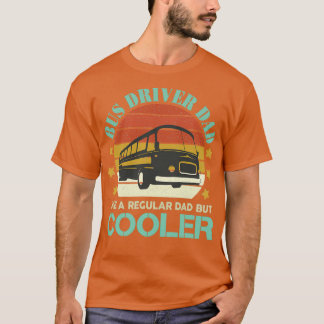 Camiseta Pai De Driver De Barramento Como Um Pai Regular, M