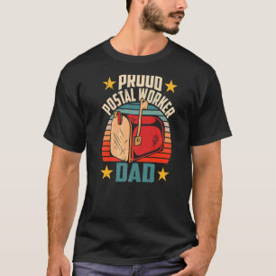 Camiseta Pai de Empregador Postal Ordenado Carteiro - Mães