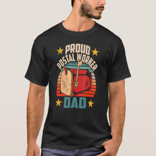 Camiseta Pai de Empregador Postal Ordenado Carteiro - Mães