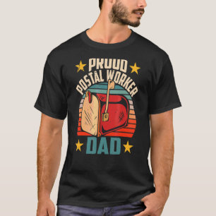 Camiseta Pai de Empregador Postal Ordenado Carteiro - Mães