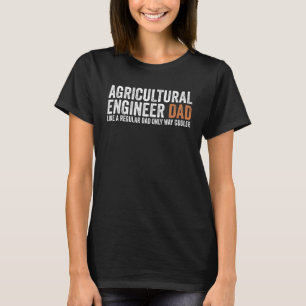 Camiseta Pai De engenheiro Como Um Ensino Agrícola De Pai R