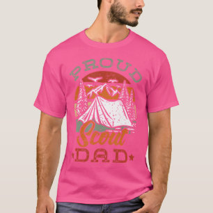 Camiseta Pai De Escoteiro Orgulhoso Para Um Líder De Jovens