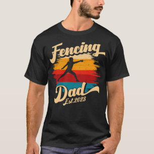 Camiseta Pai de esgrima Novo papai Est 2023