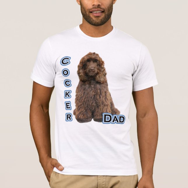 Camiseta Pai de Espanhol Brown Cocker 4 (Frente)