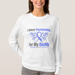 Camiseta Pai de Faixa de Opções do Periwinkle do Cancer E