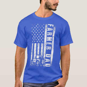 Camiseta Pai de fazendeiro americano Pai de fazendeiros agr