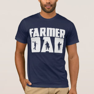 Camiseta Pai de fazendeiros - Dia de os pais de cultivo