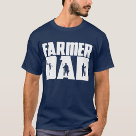 Camiseta Pai de fazendeiros - Dia de os pais de cultivo
