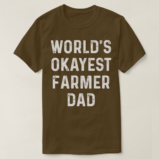 Camiseta Pai de fazendeiros mais saudáveis (Frente do Design)