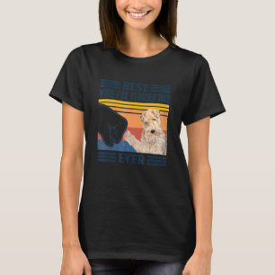 Camiseta Pai de Fox Terrier de Melhor Fio Nunca Cachorro Pa
