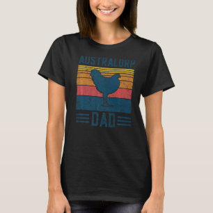 Camiseta Pai de frango da Austrália de criação de galinheir