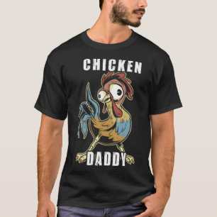 Camiseta Pai de frango Hühner Vater Landwirt Geflügelzüchte